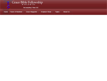 Tablet Screenshot of gracebiblefellows.org